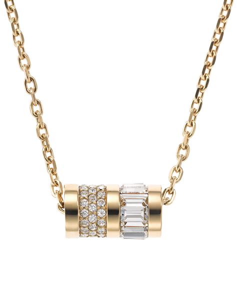 michael kors mens gold necklace|Michael Kors gold necklace for women.